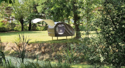 Premium pitch with individual sanitary facilities