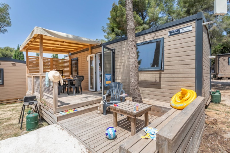Casa mobile Premium - 2 camere da letto - terrazza coperta - aria condizionata - TV