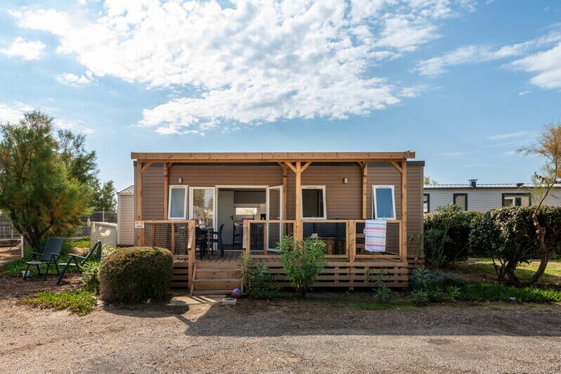 Casa mobile Premium - 3 camere da letto - terrazza - aria condizionata - TV
