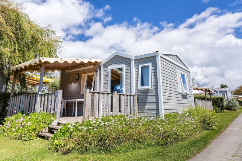 Mobil-home Classic - 32 m²- 3 chambres - Terrasse surélevée