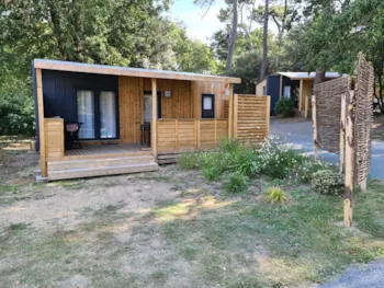 Mietunterkunft - Cottage Clairière Standing - 30 M² - 2 Zimmer - Camping La Clairière