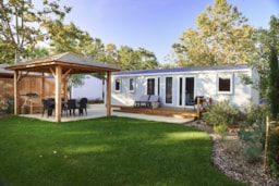 Mietunterkunft - Le Cottage 3 Jardin, 3 Zimmer + 2 Badezimmer (2 Erwachsene + 4 Kinder) - Camping Le Dauphin