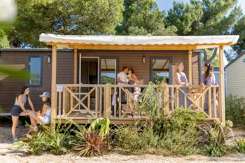 Mietunterkunft - Mobil Home Premium 6 Personnes 3 Chambres - Camping Del Mar