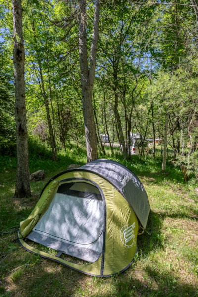 Package for 2 people + single tent pitch