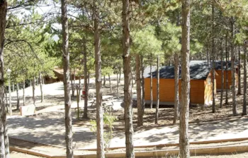 Mietunterkunft - Familienhütte - Camping Las Cabañas