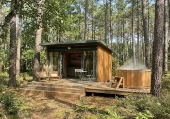 Mietunterkunft - La Suite Premium - 20M² - 1 Schlafzimmer Mit Nordischem Bad - Camping La Forêt Paloma