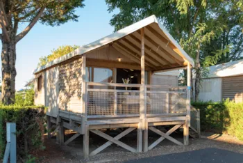 Mietunterkunft - Lodge Kamari Klassik Klimatisiert / S - Camping Club MS Le Littoral