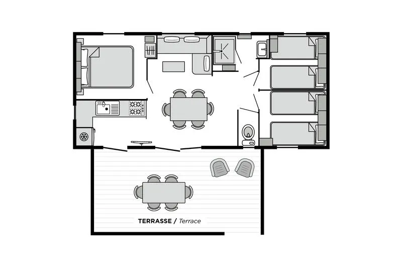 Cottage Bahia Confort Climatisé / S