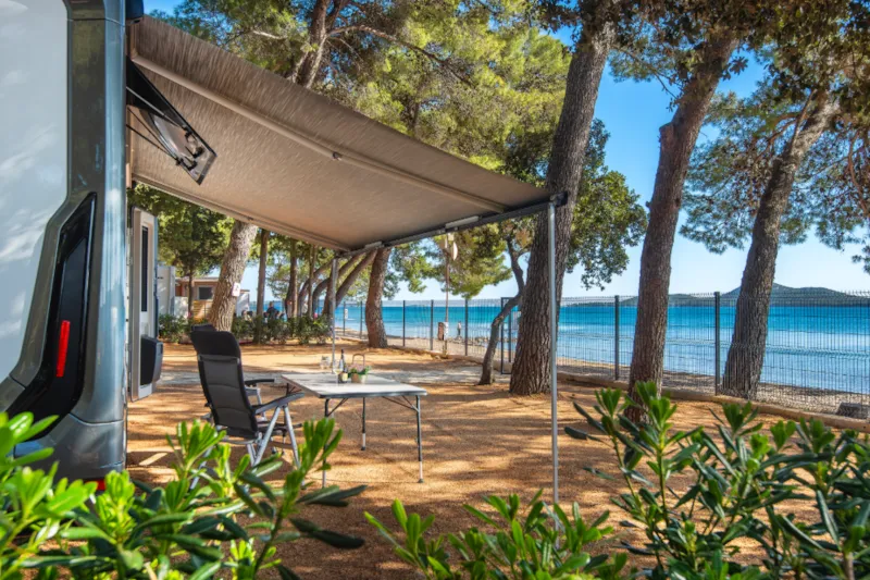 Emplacement De Camping Bord De Mer Adriatique 10X10m