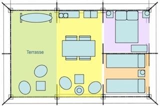 Freeflower Confort 37M² (2 Chambres) Dont Terrasse Couverte 13M² (Sans Sanitaires)