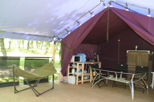 Location - Tente Lodge 37M² - image n°8 - Camping Onlycamp Lac du Marandan
