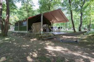 Locatif - Lodge-Zelt 37m² - Camping Onlycamp Lac du Marandan