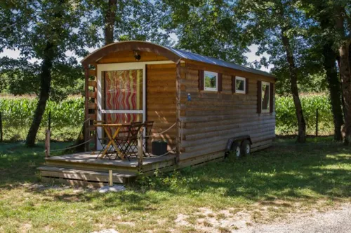 Mietunterkunft - Planwagen Standard 20M² (1 Zimmer) Ohne Sanitäre Anlagen - image n°4 - Camping Onlycamp Lac du Marandan