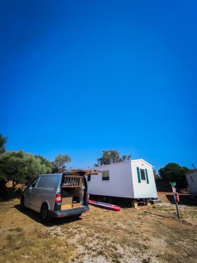 Camping site with electricity