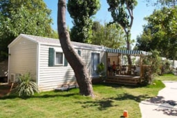 Location - Mobilhome Confort Tautavel 29.5M² - 3 Chambres + Climatisation - Sans Tv - Airotel Camping Le Soleil