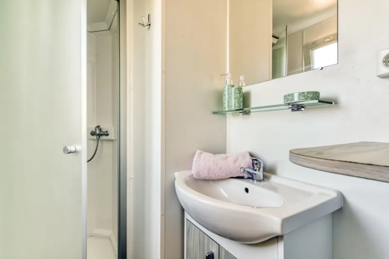 Mobil Home Pyrénées 2 Chambres, Climatisation, Tv