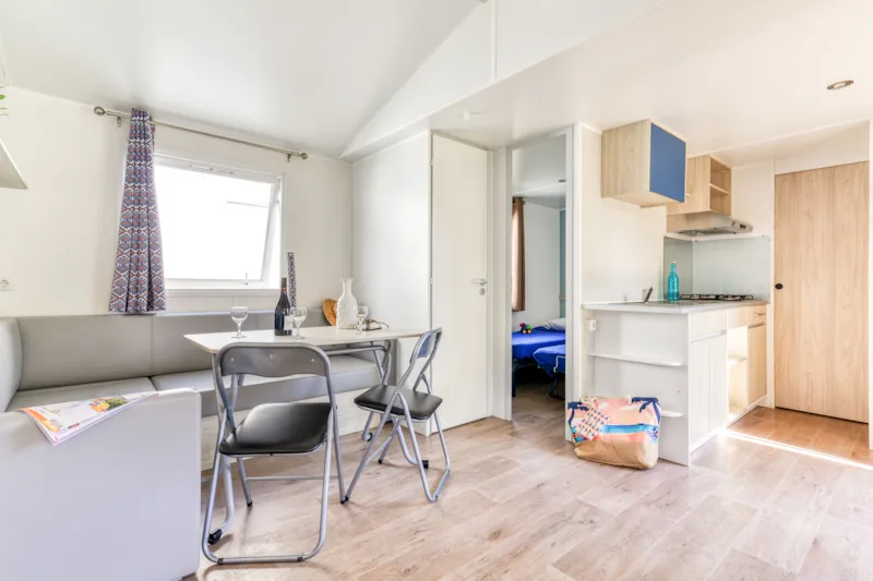 Mobil Home Pyrénées 2 Chambres, Climatisation, Tv