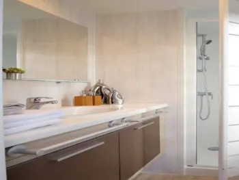 Mietunterkunft - Mobilheim Sun + Top Tv - 29/32M² - 2 Zimmer - Capfun - Camping Le Val D'Authie