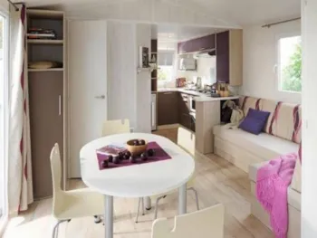Mietunterkunft - Mobilheim Sun + Top Tv - 29/32M² - 2 Zimmer - Capfun - Camping Le Val D'Authie