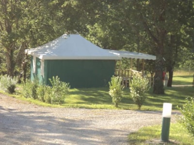 Canvas bungalow 16m² - without toilet blocks