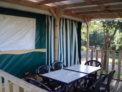 Canvas bungalow 16m² - without toilet blocks (from sunday to sunday)
