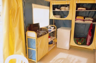 Canvas bungalow 16m² - without toilet blocks (from sunday to sunday)
