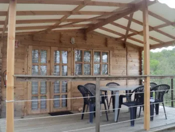 Huuraccommodatie(s) - Chalet 23M² - Zonder Privé Sanitair - Camping Bellevue