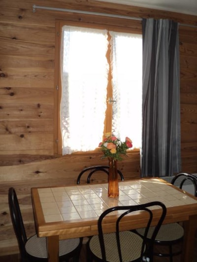 Wooden Chalet 35m² with private facilities