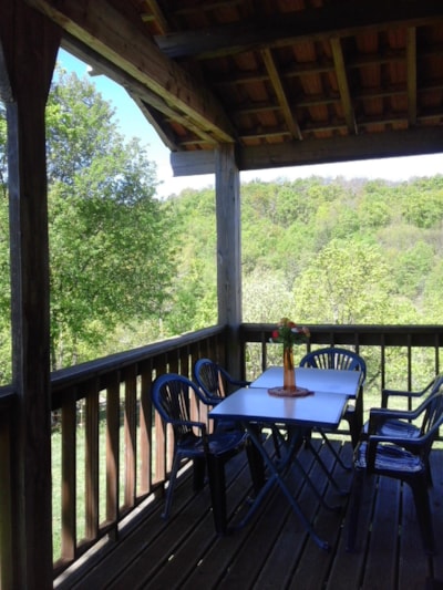 Wooden Chalet 35m² with private facilities