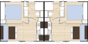 Locatif - Mobil-home Moon Duo - Capfun - Domaine Le Grand Lierne