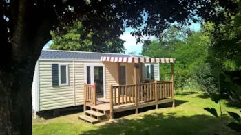 Mietunterkunft - Mobilheim Nirvana 31M² 2 Schlafzimmer Mit Tv - Terrasse - Camping La Grande Tortue