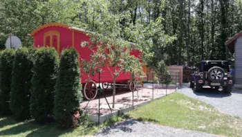 Mietunterkunft - Planwagen - Camping La Grande Tortue