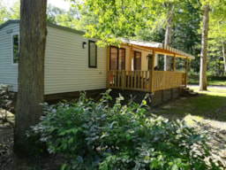 Mietunterkunft - Mobilheim  Forestia, 40 M²,Klimaanlage 3 Zimmer - Camping La Grande Tortue
