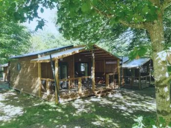Mietunterkunft - Hütte Mimosa 32 M² 2 Schlafzimmer - Camping La Grande Tortue