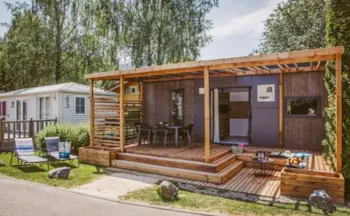 Mietunterkunft - Sunêlia Luxe Taos 3 Zimmer / 2 Badezimmer 40M² - Tv - Geschirrspüler Und Handtücher Vorhanden - Camping Sunêlia Le Domaine de Champé