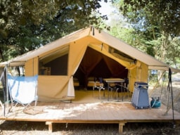 Location - Tente Toile & Bois Classic Iv - Huttopia Gorges du Verdon