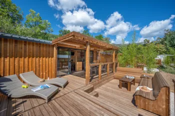 Mietunterkunft - Hütte Ciela Prestige - 3 Schlafzimmer, Inklusive Bettwäsche, Handtücher Und Plancha - Camping Terra Verdon