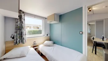 Mietunterkunft - Mobilheim Premium Uberdachte Terrasse 2 Schlafzimmer - Camping Les Genêts