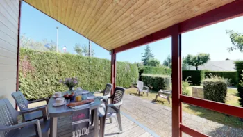 Mietunterkunft - Holzchalet 2 Schlafzimmer - Camping Les Genêts
