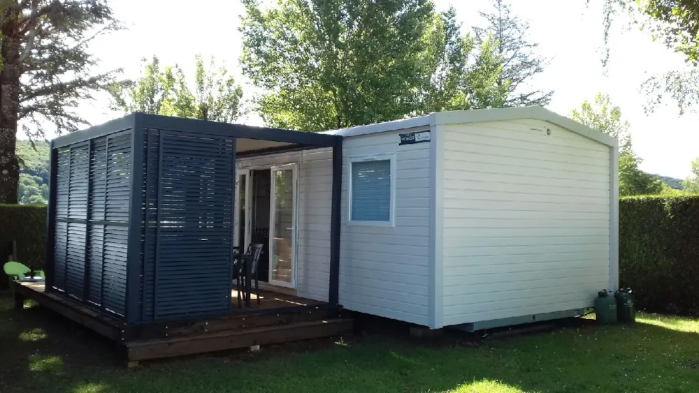 Location - Mobil-Home Prestige Lounge 3 Chambres - Camping Les Genêts