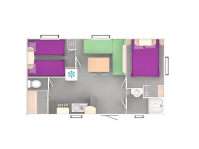 Cottage Loisirs - 27 m² - 2 bedrooms — 8