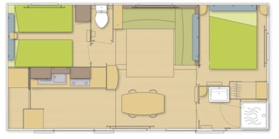 Cottage Confort - 29 to 31m² - 2 bedrooms — 5