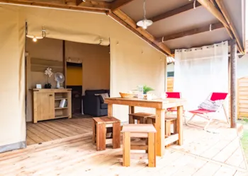 Mietunterkunft - Zelt Ecolodge Family - 2 Schlafzimmer - Bontempo Village La Yole