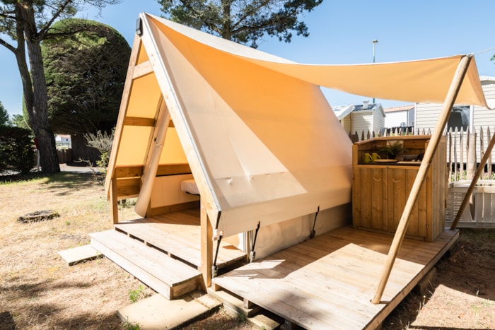 Tente Ecolodge Randonneur 6M² (1 À 2 Pers)