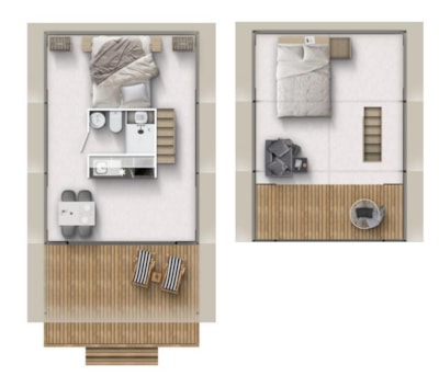 Nature Lodge - 2 Bedrooms - Spa (bed linen and towels included) — 9