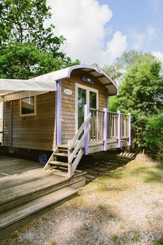 Location - Roulotte - Camping Naturiste Arnaoutchot