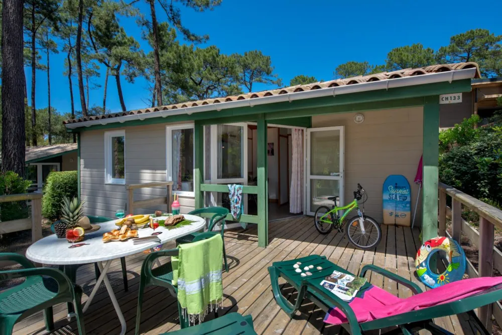 Location - Chalet Chevreuil - Camping Naturiste Arnaoutchot