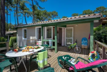 Huuraccommodatie(s) - Chalet Chevreuil - Camping Naturiste Arnaoutchot