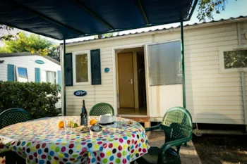 Mietunterkunft - Mobilheim Catalane (23M²) Samstag Samstag - Camping Catalan