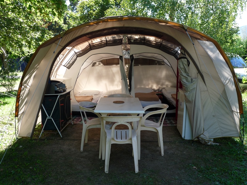 Location - Tente Meublée - Camping Le Champ du Moulin